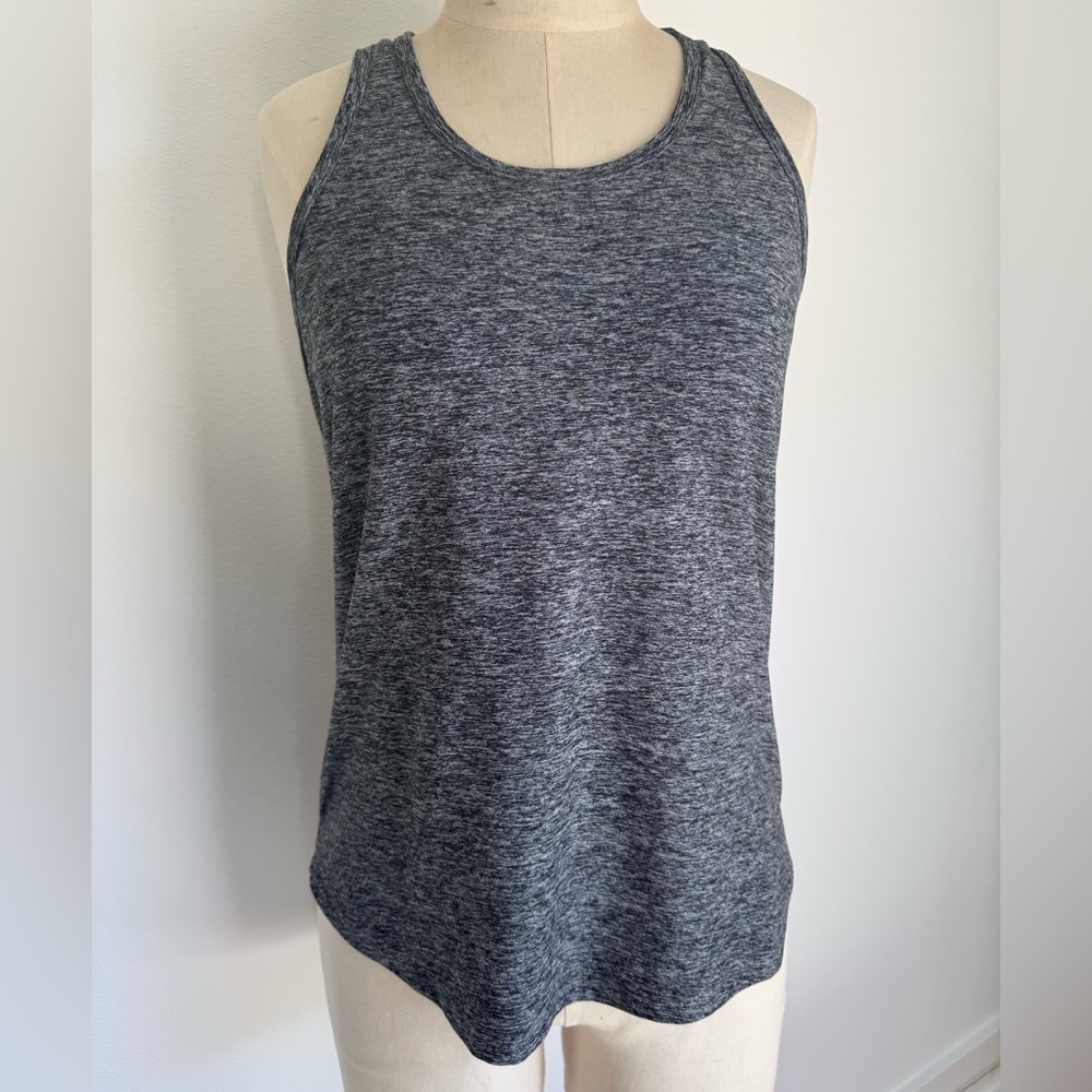 Outdoor Voices Heathered Gray Racerback Athletic Tank- Size Medium